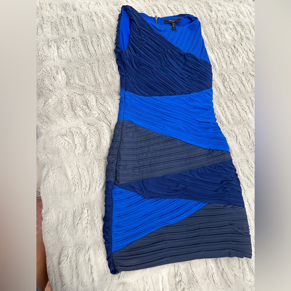 BCBG Blue Midi Dress